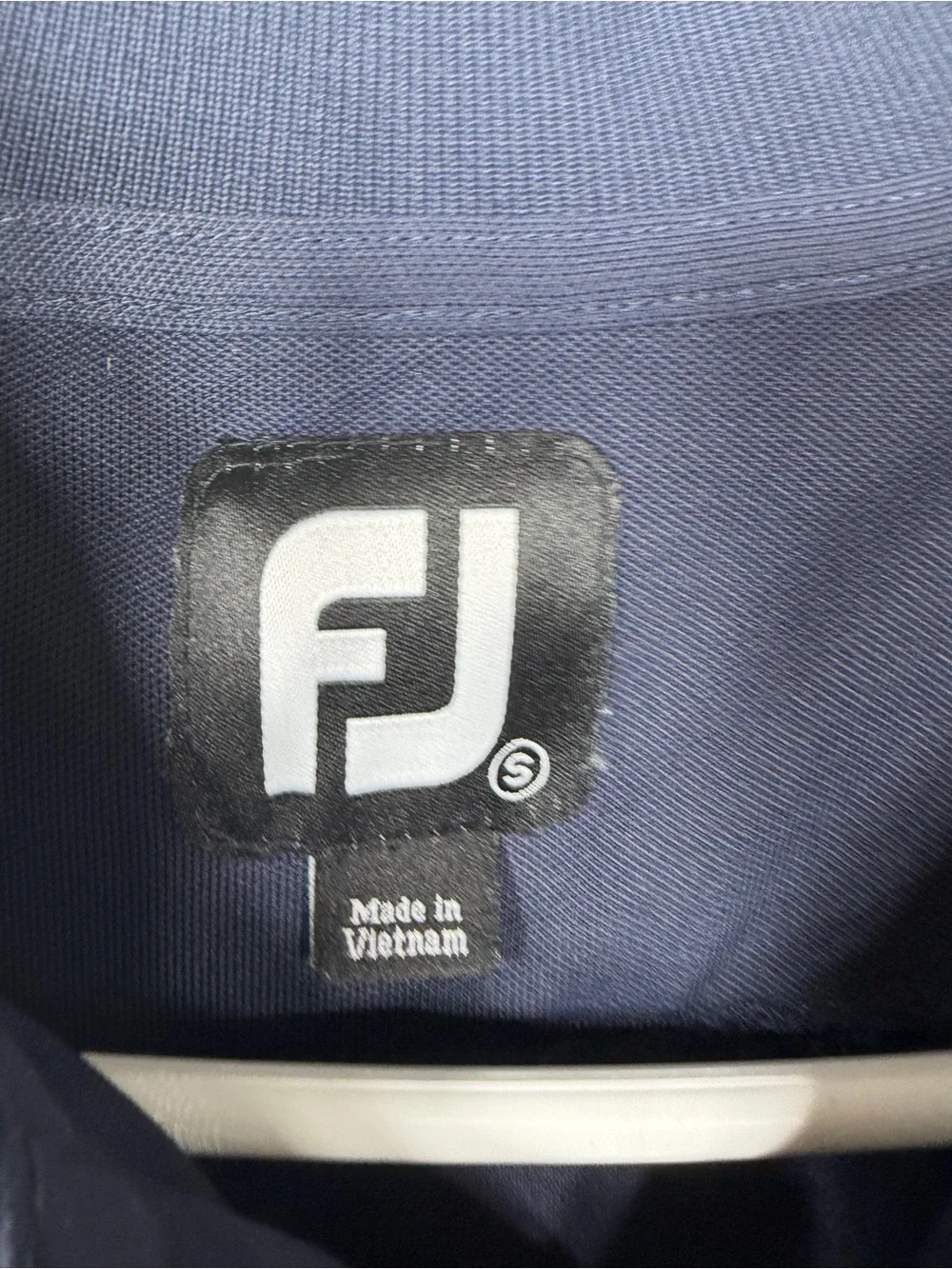 FootJoy NBC Golf Polo Shirt Men's XL Blue Tour Issue FJ Pro Dry Performance
